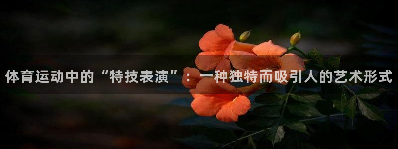  mk体育买的鞋是真的吗：体育运动中的“特技表演”：一种独特而